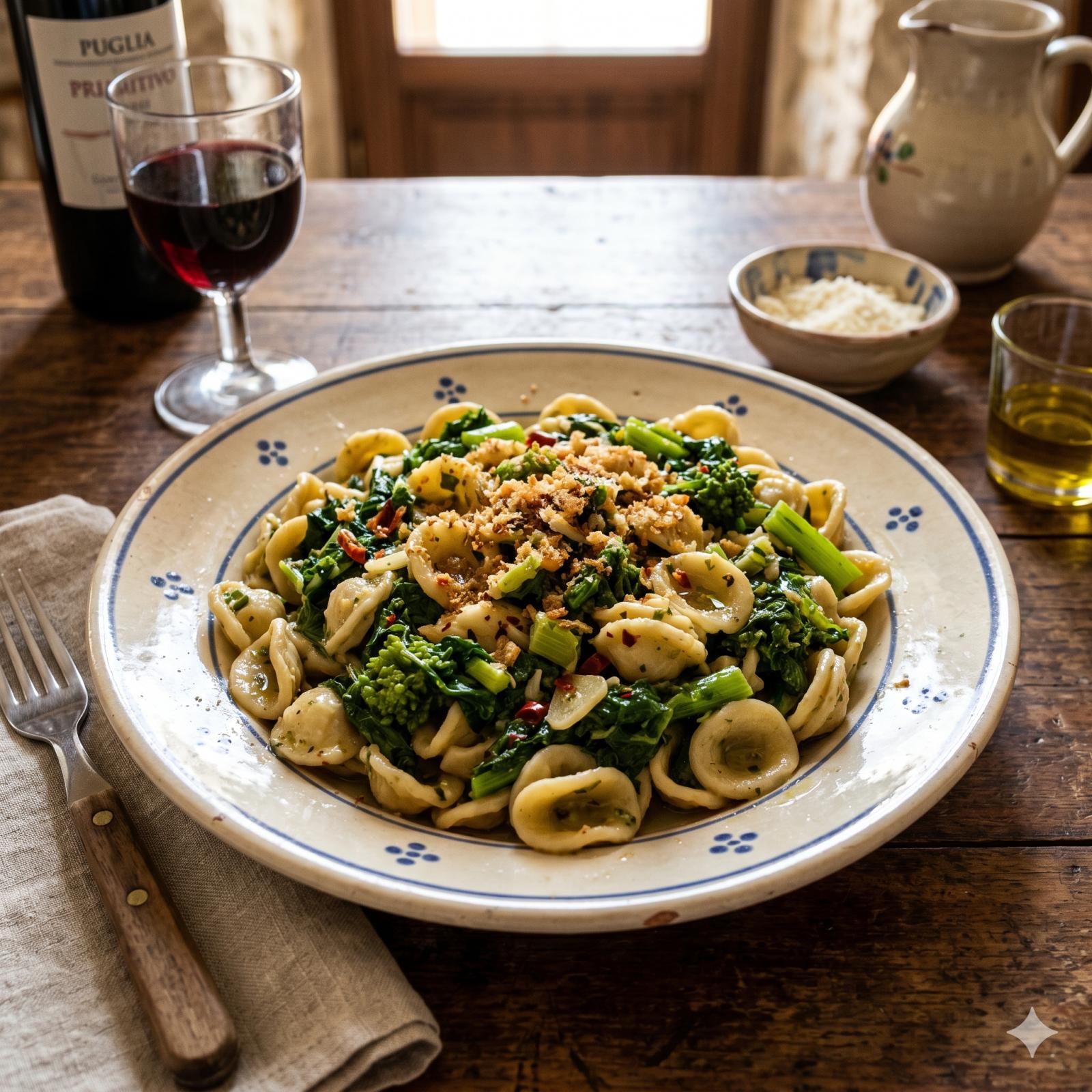 Orecchiette with Turnip Greens